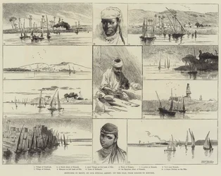 Sketches in Egypt, up the Nile, from Girgeh to Kenneh